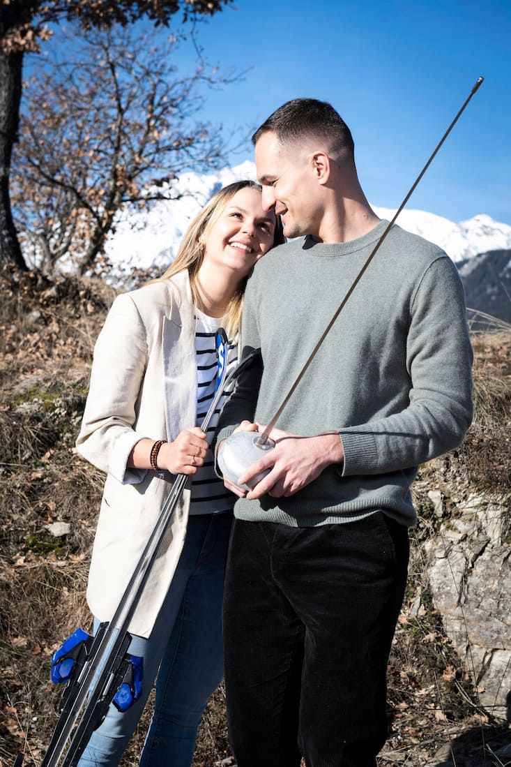 La slalomeuse vaudoise Charlotte Chable et l’escrimeur valaisan Lucas Malcotti forment un couple