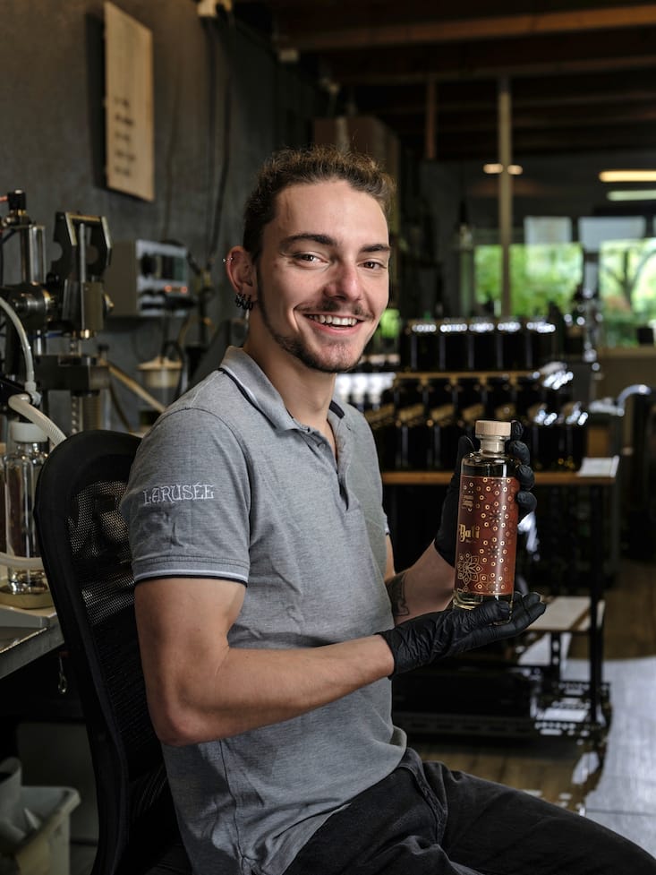 Sergio Sepulcri travaille chez Larusée depuis trois ans