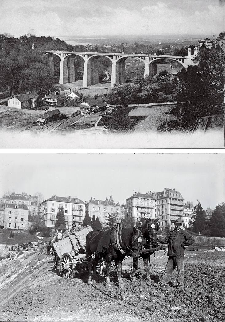 Quartier du Flon 1900
