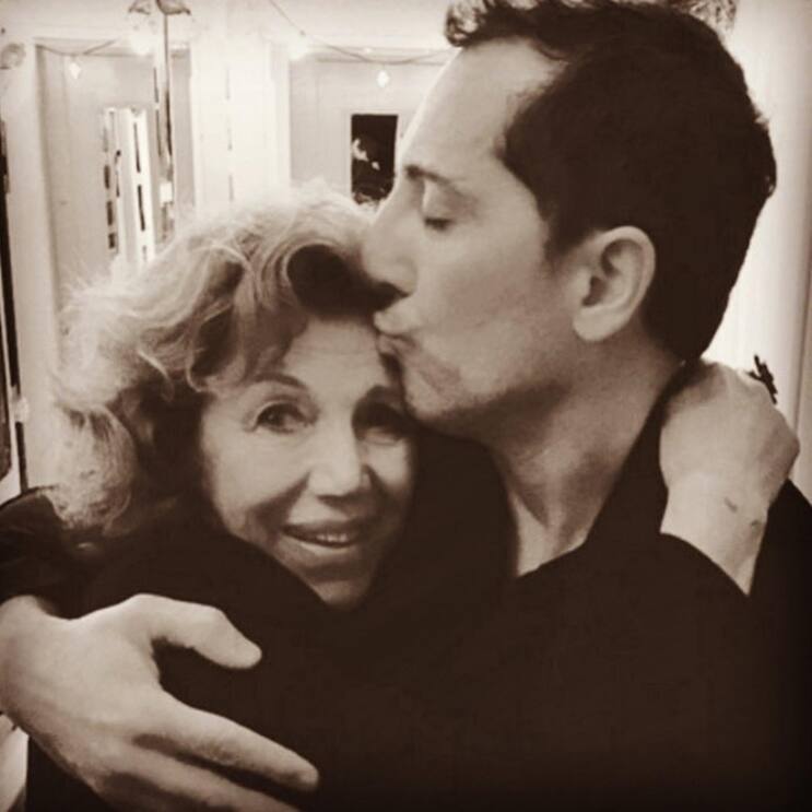 Gad Elmaleh et sa mère.