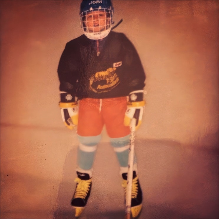 Julien Sprunger enfant, en 1996